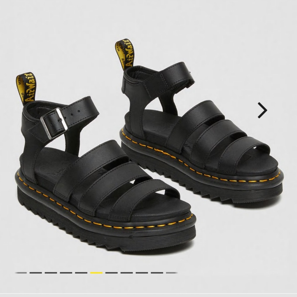 Doc Marten Blaire Hydro Leather Sandals size 39/8 US - Gently Used